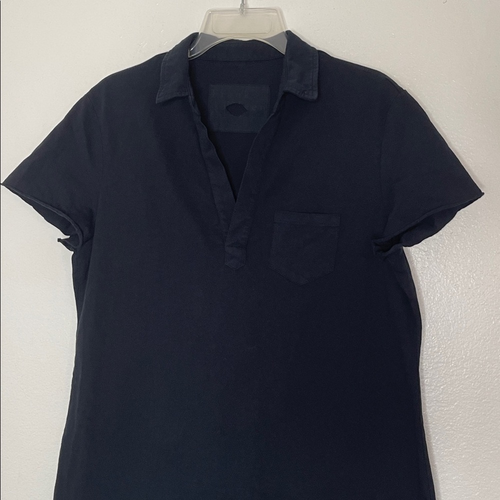 New Frank & Eileen Lauren Polo Dress in Dark Black Size Large - Picture 3 of 7